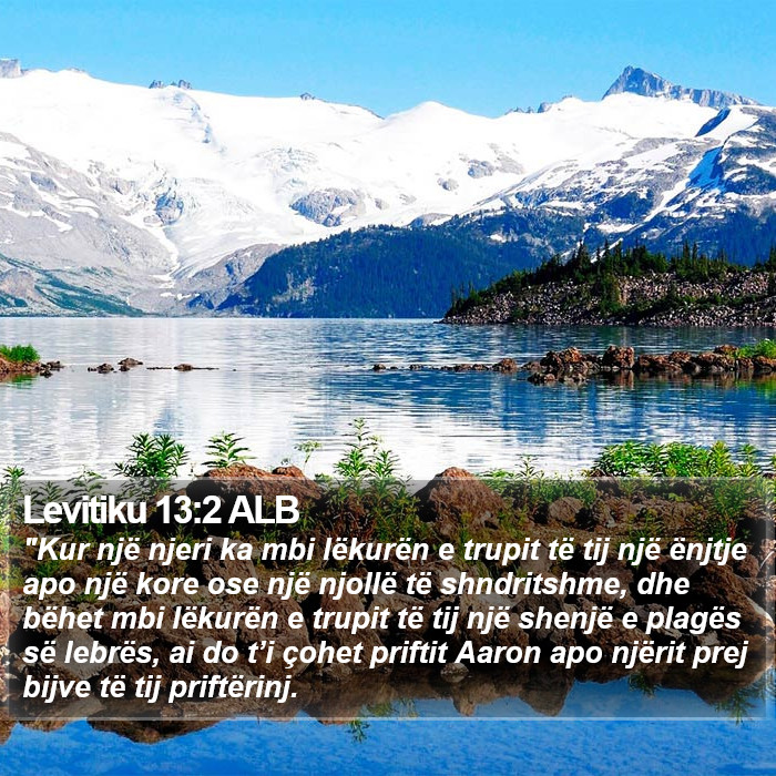 Levitiku 13:2 ALB Bible Study