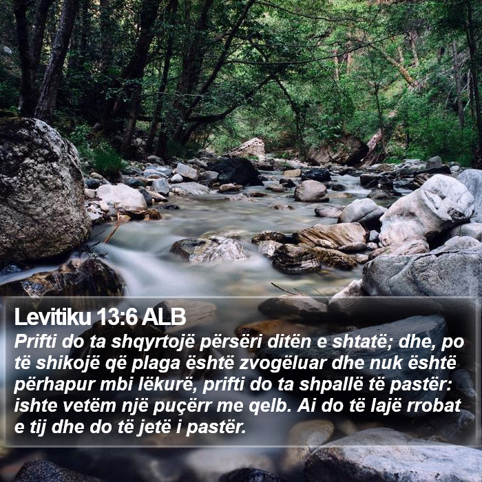 Levitiku 13:6 ALB Bible Study