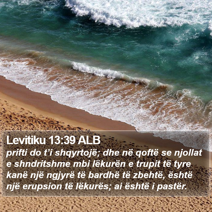 Levitiku 13:39 ALB Bible Study