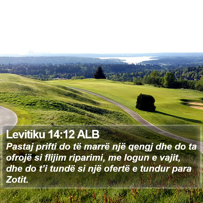 Levitiku 14:12 ALB Bible Study