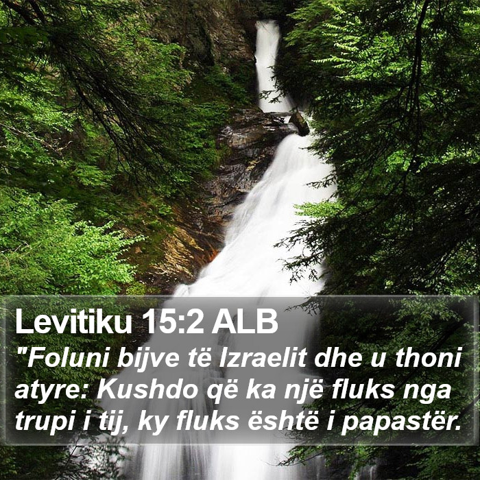 Levitiku 15:2 ALB Bible Study