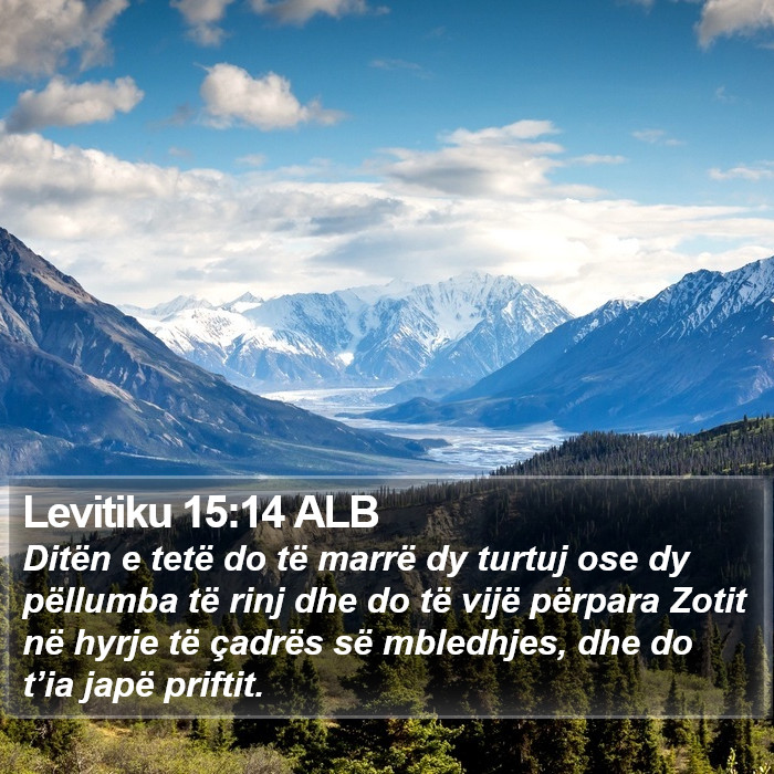 Levitiku 15:14 ALB Bible Study