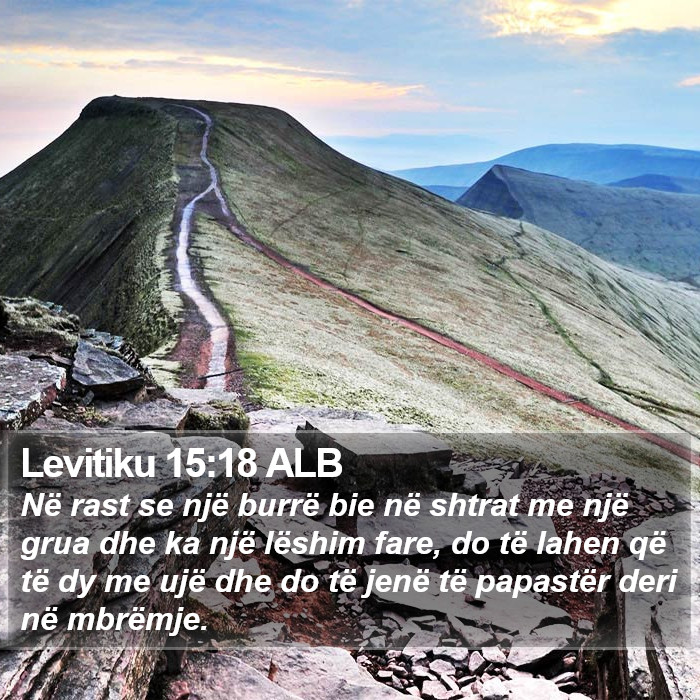 Levitiku 15:18 ALB Bible Study