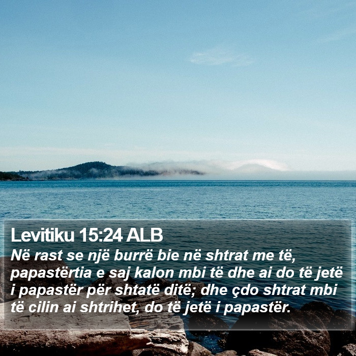 Levitiku 15:24 ALB Bible Study