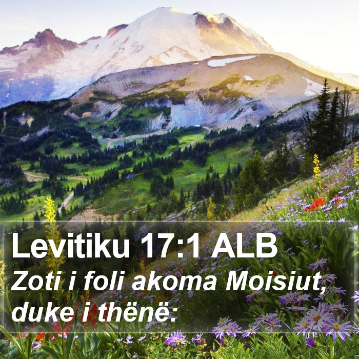 Levitiku 17:1 ALB Bible Study