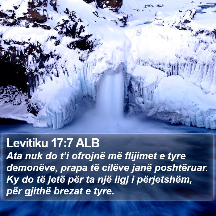 Levitiku 17:7 ALB Bible Study