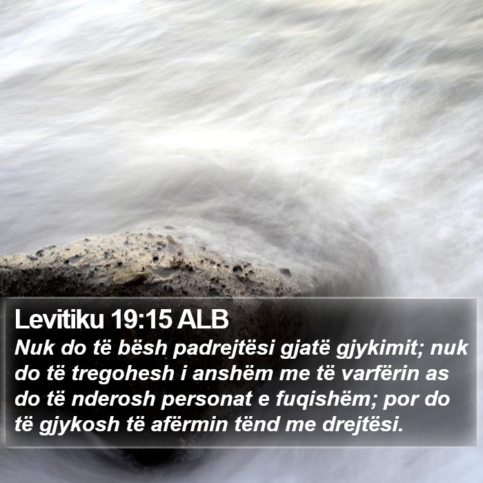 Levitiku 19:15 ALB Bible Study