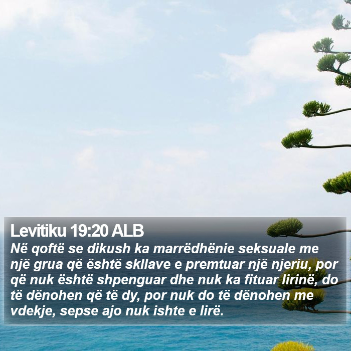 Levitiku 19:20 ALB Bible Study