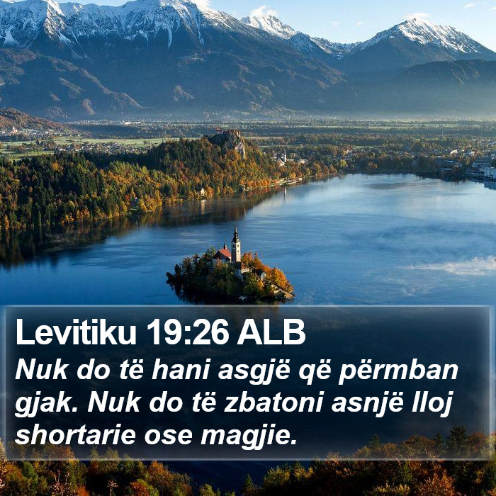 Levitiku 19:26 ALB Bible Study