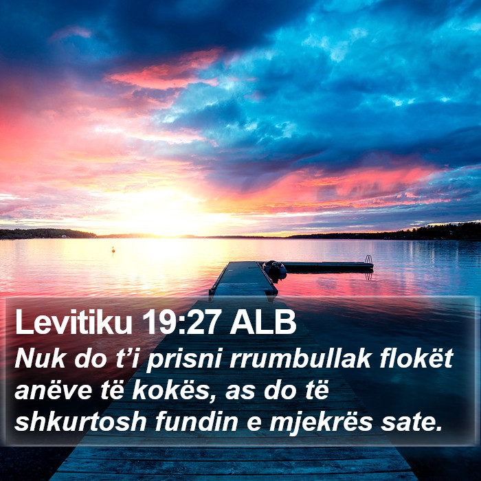 Levitiku 19:27 ALB Bible Study