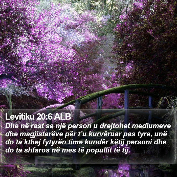 Levitiku 20:6 ALB Bible Study