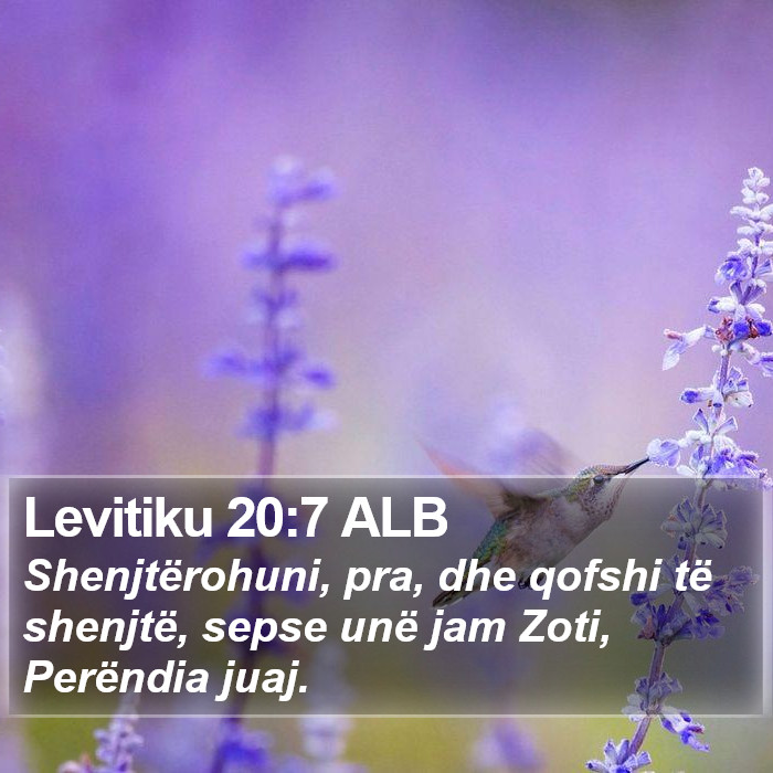 Levitiku 20:7 ALB Bible Study