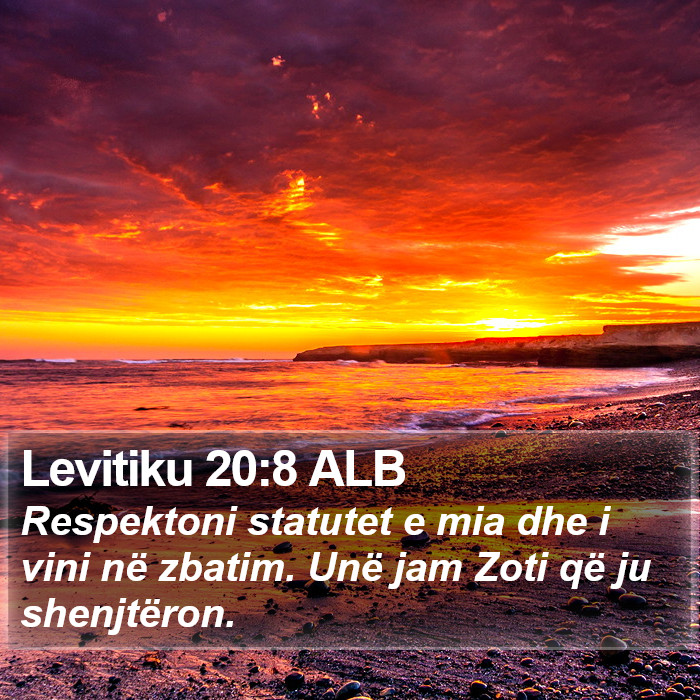 Levitiku 20:8 ALB Bible Study