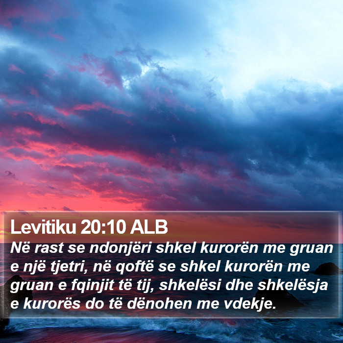 Levitiku 20:10 ALB Bible Study