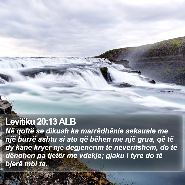 Levitiku 20:13 ALB Bible Study