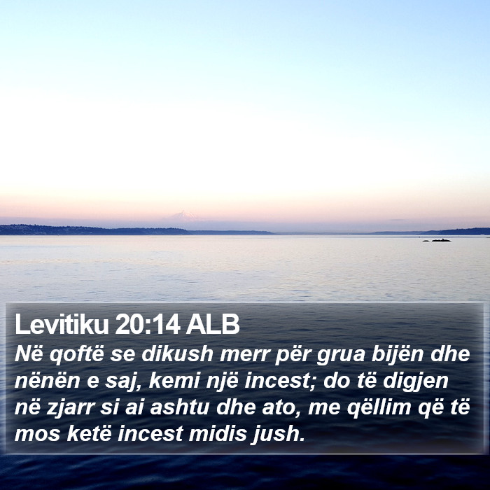 Levitiku 20:14 ALB Bible Study