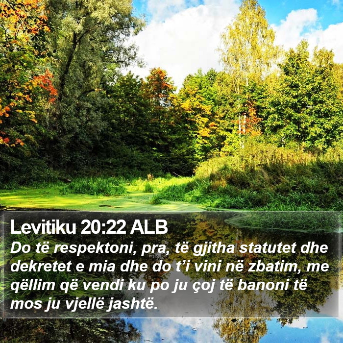 Levitiku 20:22 ALB Bible Study