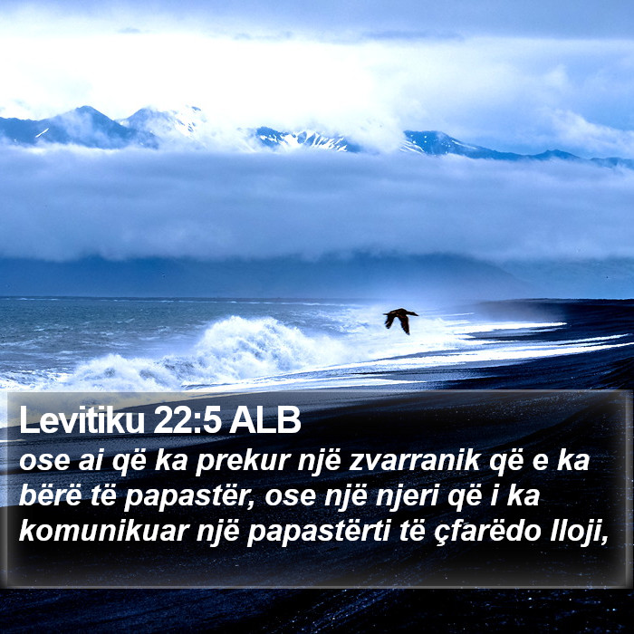 Levitiku 22:5 ALB Bible Study