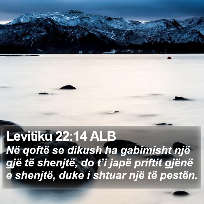 Levitiku 22:14 ALB Bible Study