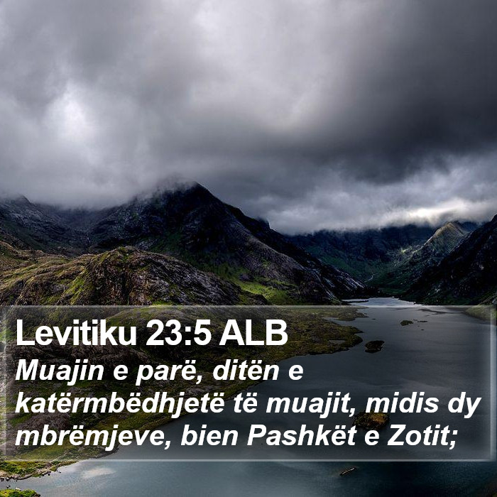 Levitiku 23:5 ALB Bible Study