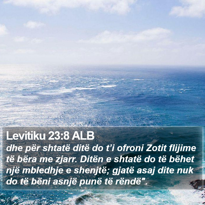 Levitiku 23:8 ALB Bible Study