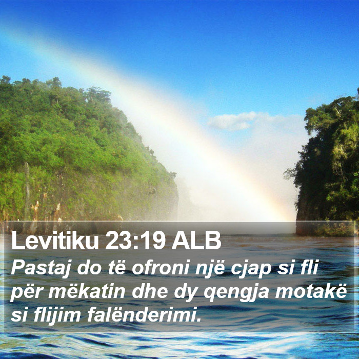 Levitiku 23:19 ALB Bible Study