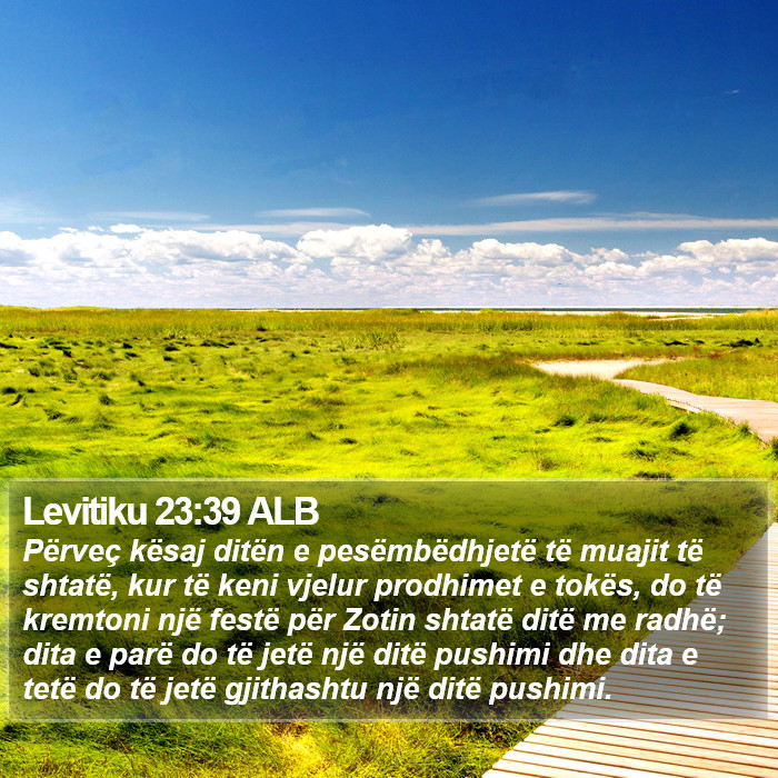 Levitiku 23:39 ALB Bible Study