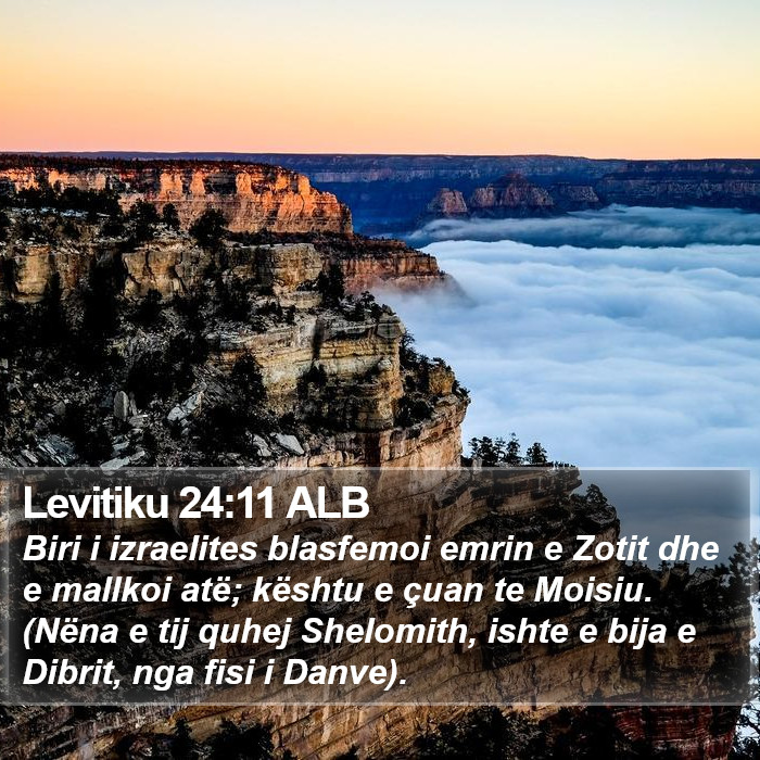 Levitiku 24:11 ALB Bible Study