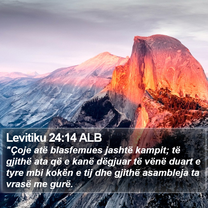 Levitiku 24:14 ALB Bible Study
