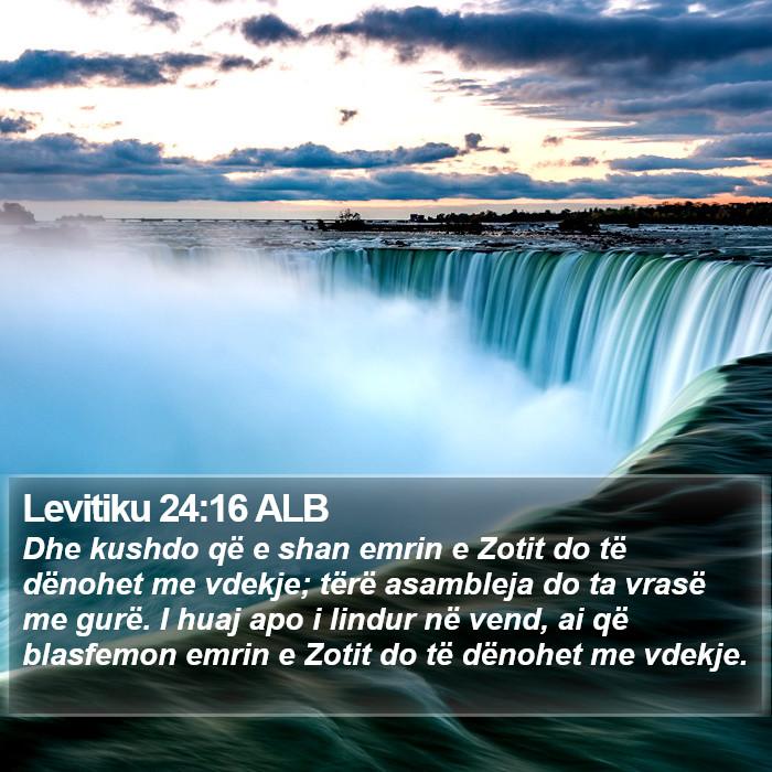 Levitiku 24:16 ALB Bible Study