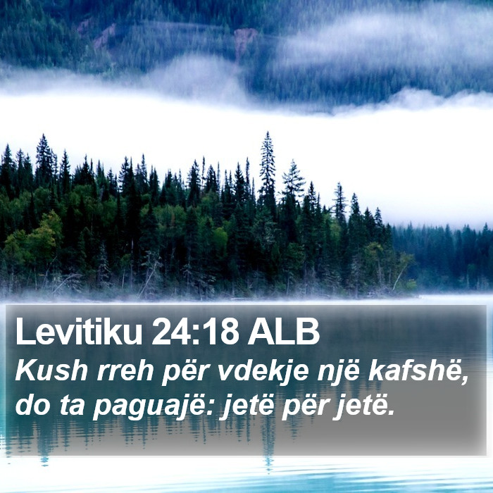 Levitiku 24:18 ALB Bible Study