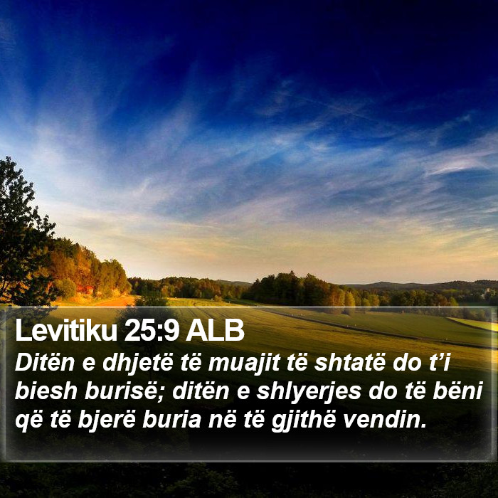 Levitiku 25:9 ALB Bible Study