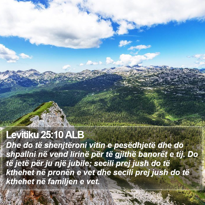 Levitiku 25:10 ALB Bible Study