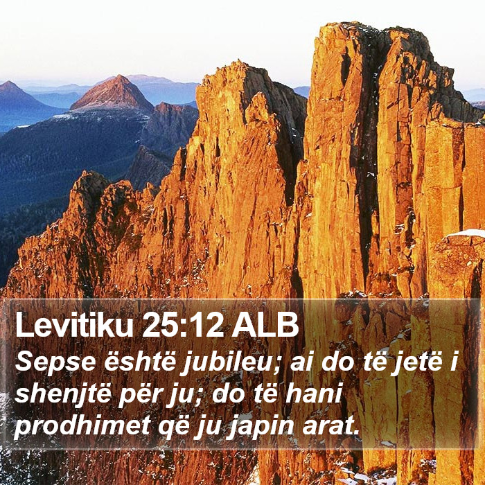 Levitiku 25:12 ALB Bible Study