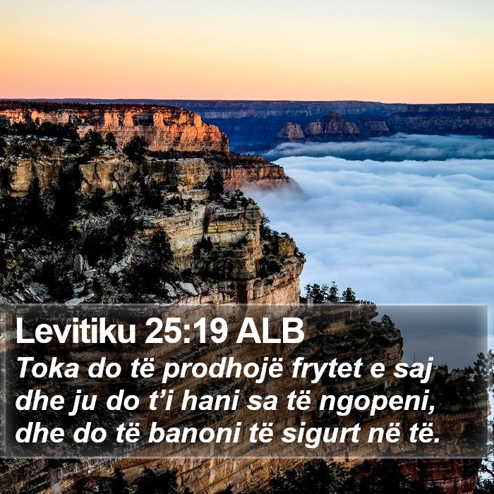 Levitiku 25:19 ALB Bible Study