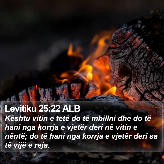 Levitiku 25:22 ALB Bible Study