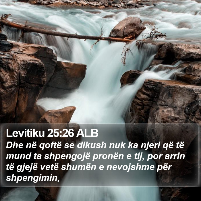 Levitiku 25:26 ALB Bible Study