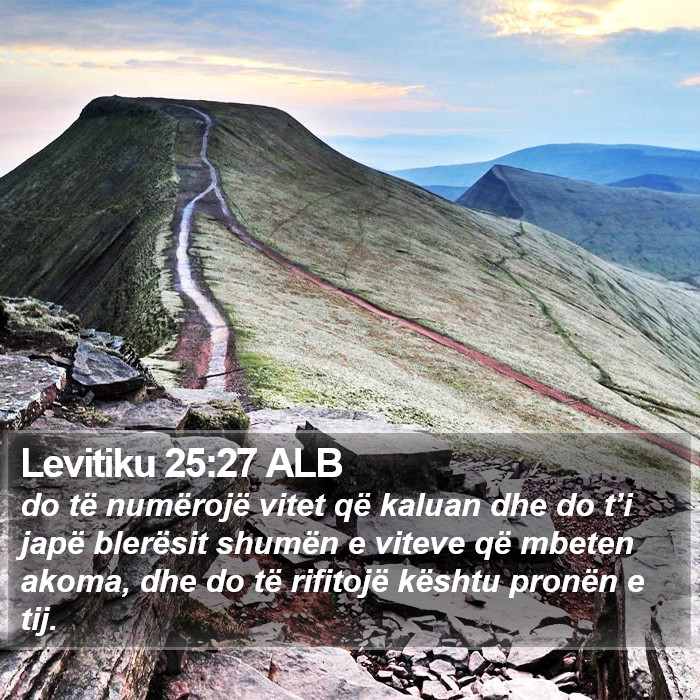 Levitiku 25:27 ALB Bible Study