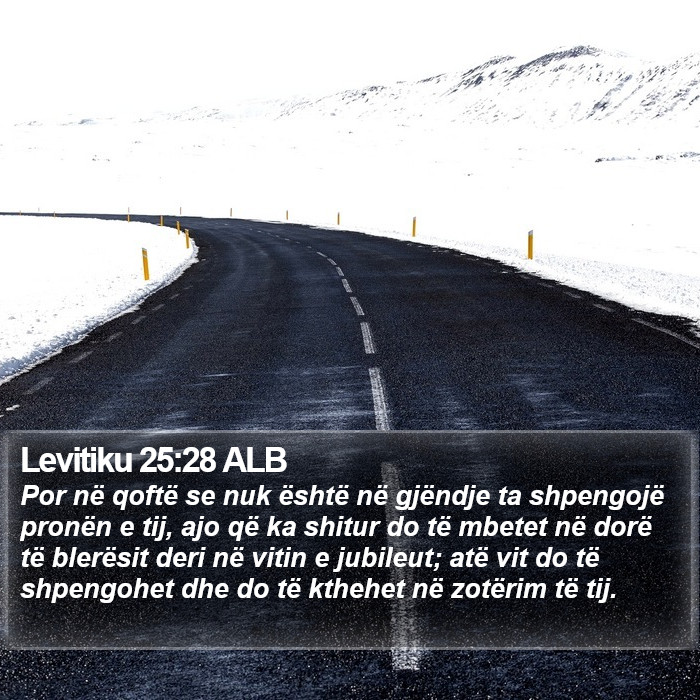 Levitiku 25:28 ALB Bible Study