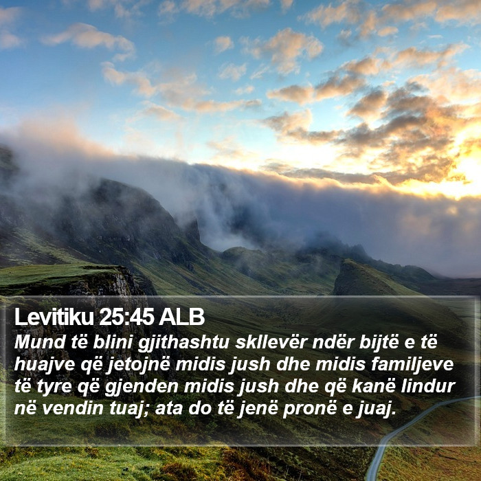 Levitiku 25:45 ALB Bible Study