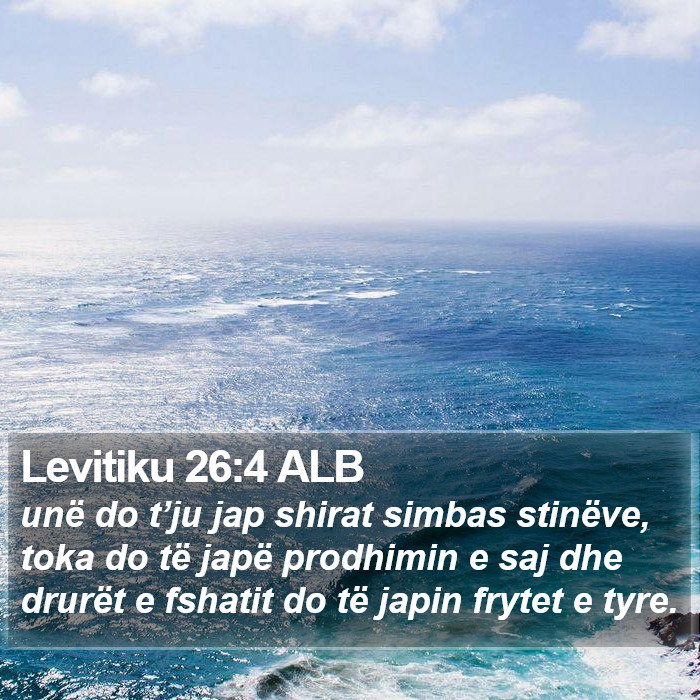 Levitiku 26:4 ALB Bible Study
