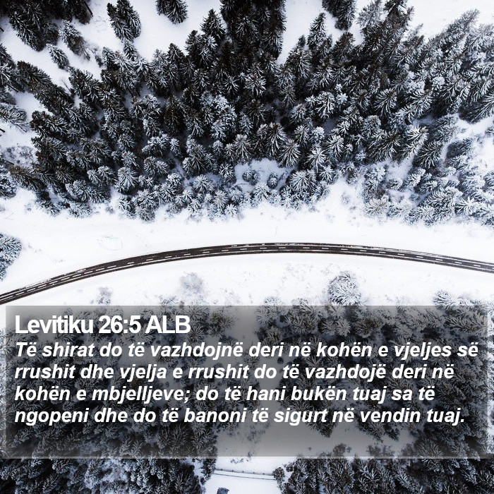 Levitiku 26:5 ALB Bible Study