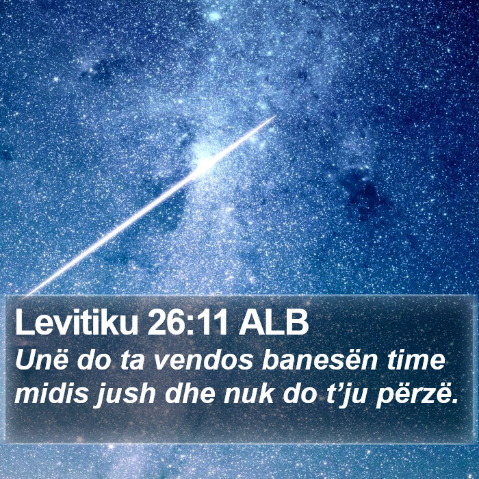 Levitiku 26:11 ALB Bible Study