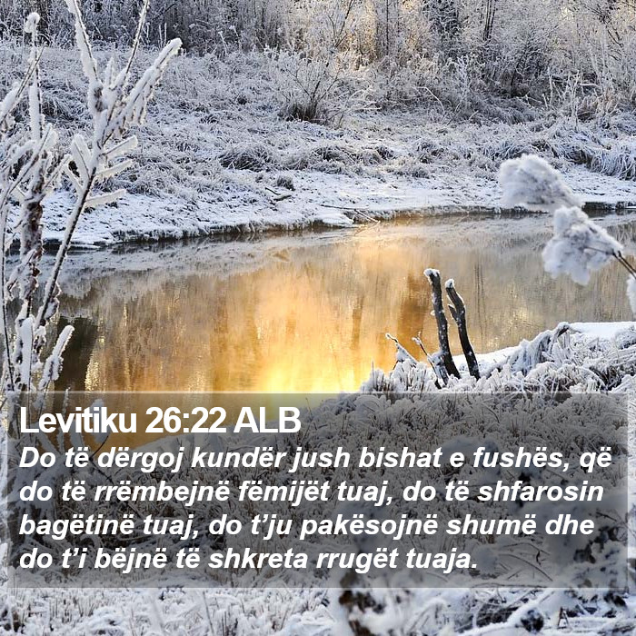 Levitiku 26:22 ALB Bible Study