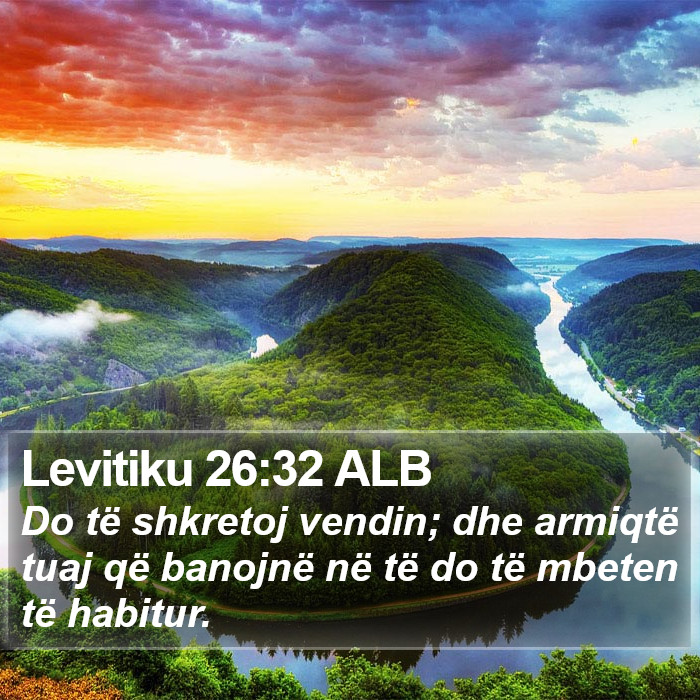 Levitiku 26:32 ALB Bible Study