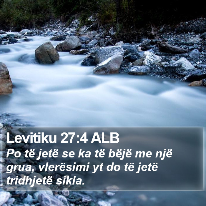 Levitiku 27:4 ALB Bible Study