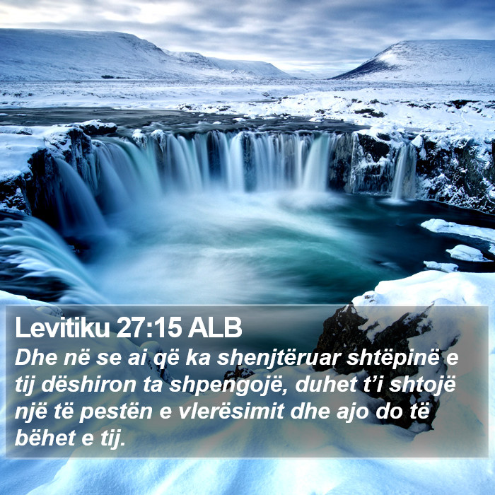 Levitiku 27:15 ALB Bible Study