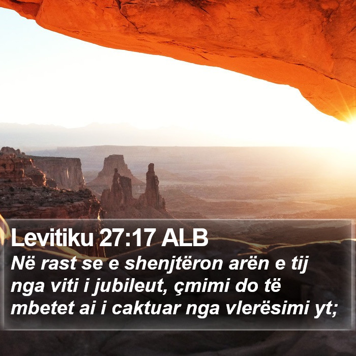 Levitiku 27:17 ALB Bible Study