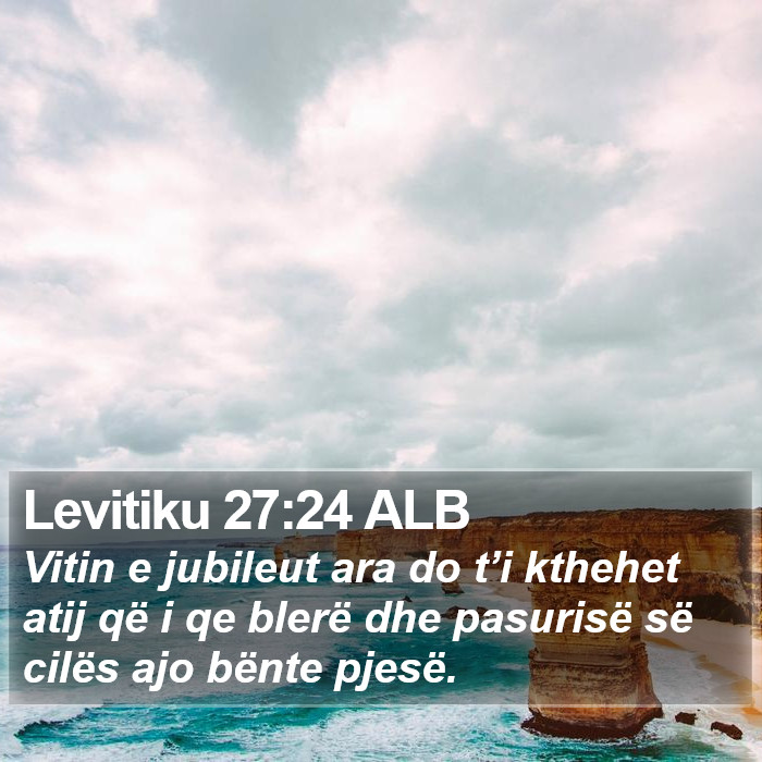 Levitiku 27:24 ALB Bible Study