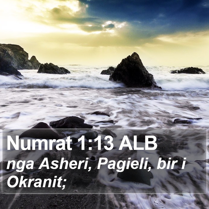 Numrat 1:13 ALB Bible Study